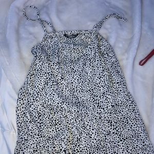 White and Black Size XS Dress
